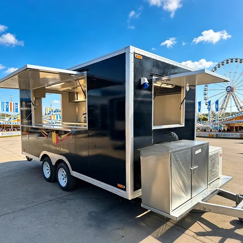 Food Snacks Catering - Ticari Yiyecek Römorku Tam Donanımlı Mobil
